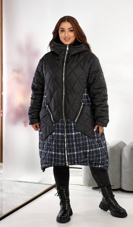 LIA20398 Ziemas virsjaka ar kapuci