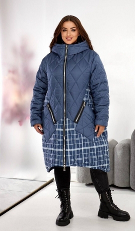 LIA20397 Ziemas virsjaka ar kapuci 