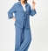 LIA21682 Indigo krāsas trīsdaļīgs kostīms