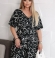 LIA17115 Raiba raksta maxi kleita