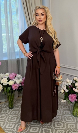 LIA24448 Divdaļīgs lina bikškostīms