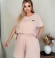 LIA24460 Divdaļīgs muslīna kostīms ar šortiem