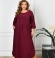 LIA13927 Bordo kleita ar kabatām 