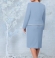 LIA7931 Zila kleita ar žaketi