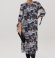 LIA21158 Šifona kleita ar rakstu