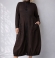 LIA21706 Divu audumu kleita ar kabatām