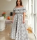 LIA22408 Maxi garuma kleita ar jostu  