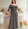 LIA22411 Maxi garuma kleita ar jostu