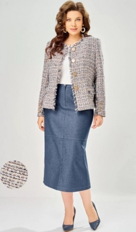 8-1330 Elegants divdaļīgs kostīms 