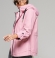 LIA11880 Rozā krāsas virsjaka ar kapuci