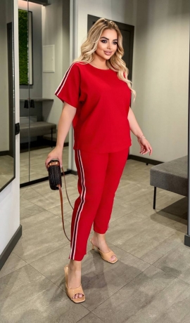 LIA23744 Divdaļīgs lina kostīms