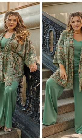 LIA25571 Raiba raksta kardigans