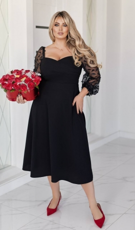LIA20492 Midi garuma kleita