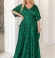 LIA17640 Raiba raksta maxi kleita