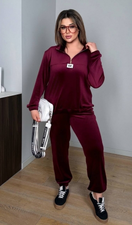 LIA21814 Divdaļīgs samta kostīms