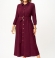 LIA22047 Velveta kleita ar kabatām
