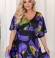 LIA17638 Raiba raksta maxi kleita