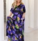 LIA17638 Raiba raksta maxi kleita