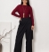 LIA25787 Bikses ar svārku efektu