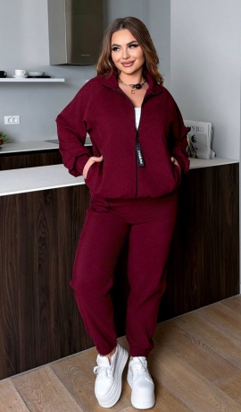 LIA21828 Divdaļīgs velveta kostīms