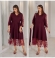 3-3606 Bordo kleita ar kabatām
