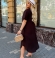 LIA24545 Muslīna kleita ar kabatām