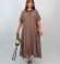 LIA24536 Lina kleita ar kabatām