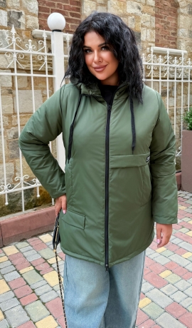 LIA25644 Virsjaka ar kapuci 