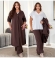 LIA19590 Trīsdaļīgs bikškostīms ar kardiganu