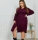 LIA26399 Velveta kleita ar kabatām
