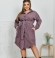 LIA26396 Velveta kleita ar kabatām