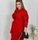 LIA26397 Velveta kleita ar kabatām