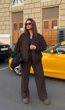LIA21887 Divdaļīgs velveta kostīms