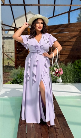 LIA18050 Maxi garuma kleita