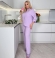 LIA23708 Divdaļīgs lina kostīms