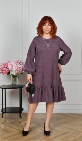 LIA25706 Velveta kleita
