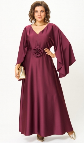LIA21310 Satīnauduma kleita