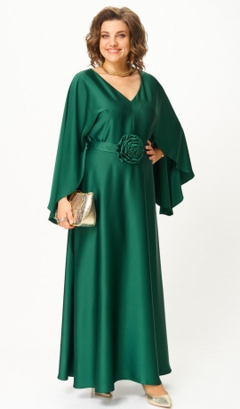 LIA21309 Satīnauduma kleita