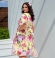 LIA17673 Raiba raksta kleita ar kabatām