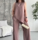 LIA23900 Divdaļīgs lina kostīms