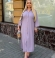 LIA24566 Lina kleita ar kabatām 