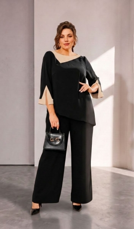 LIA25709 Elegants divdaļīgs bikškostīms