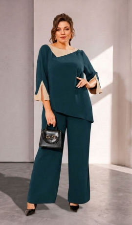 LIA25708 Elegants divdaļīgs bikškostīms