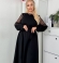 LIA15266 Melna kleita ar jostu