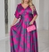 LIA23923 Zīdauduma maxi garuma kleita
