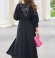 LIA10473 Eleganta melna kleita ar mežģīni