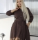 LIA27075 Eleganta kleita ar dekoratīviem akmeņiem