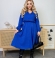 LIA15762 Zila velveta kleita 