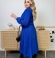 LIA15762 Zila velveta kleita 