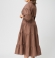 LIA17753 Mokas krāsas kokvilnas kleita